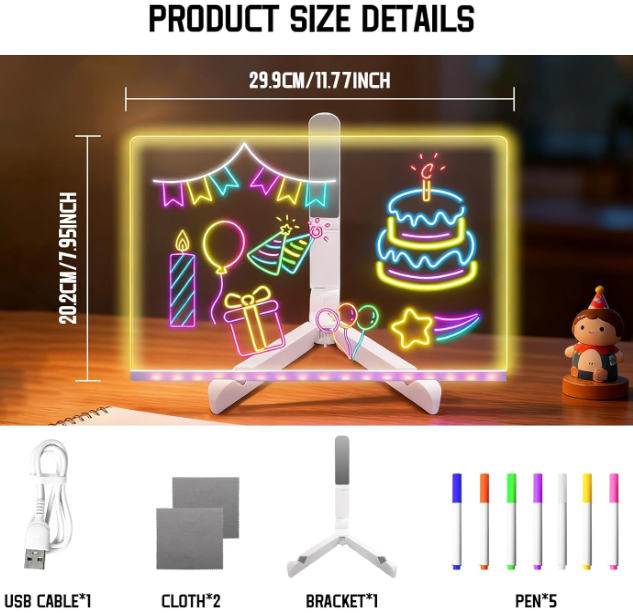 Doodlestar LED drawing board